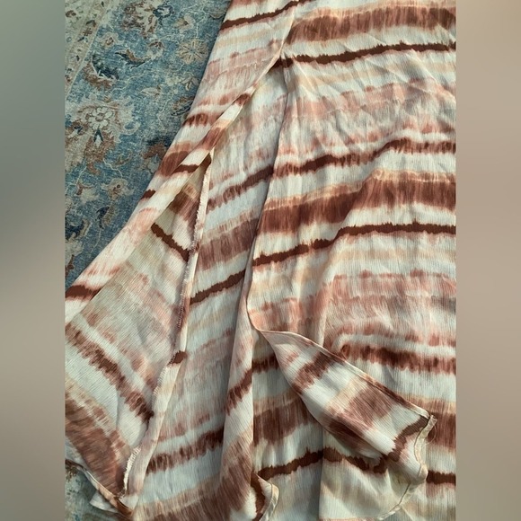 Sage the Label Maxi Cut-out Halter Dress SZ. L Pink - Picture 4 of 5